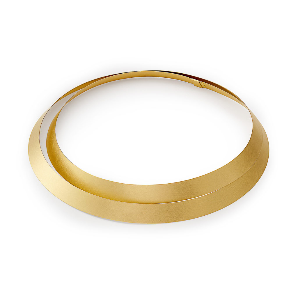 Niessing Halsreif Bow schmal 750 Gelbgold