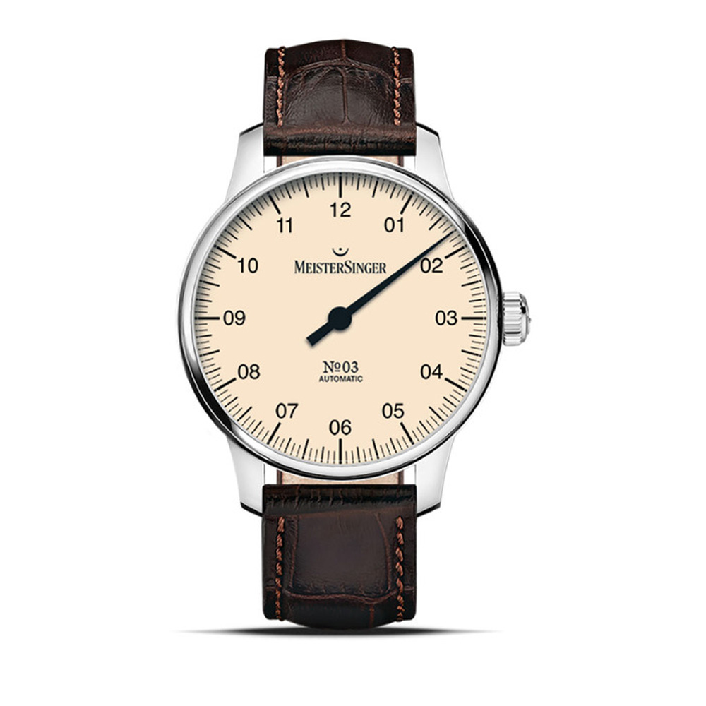 MeisterSinger N° 03 elfenbein 38mm
